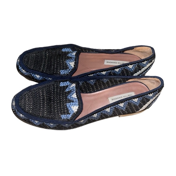 Tabitha Simmons Blakie Sol Blue/Crocheted/Size 39.5 - Picture 3 of 4